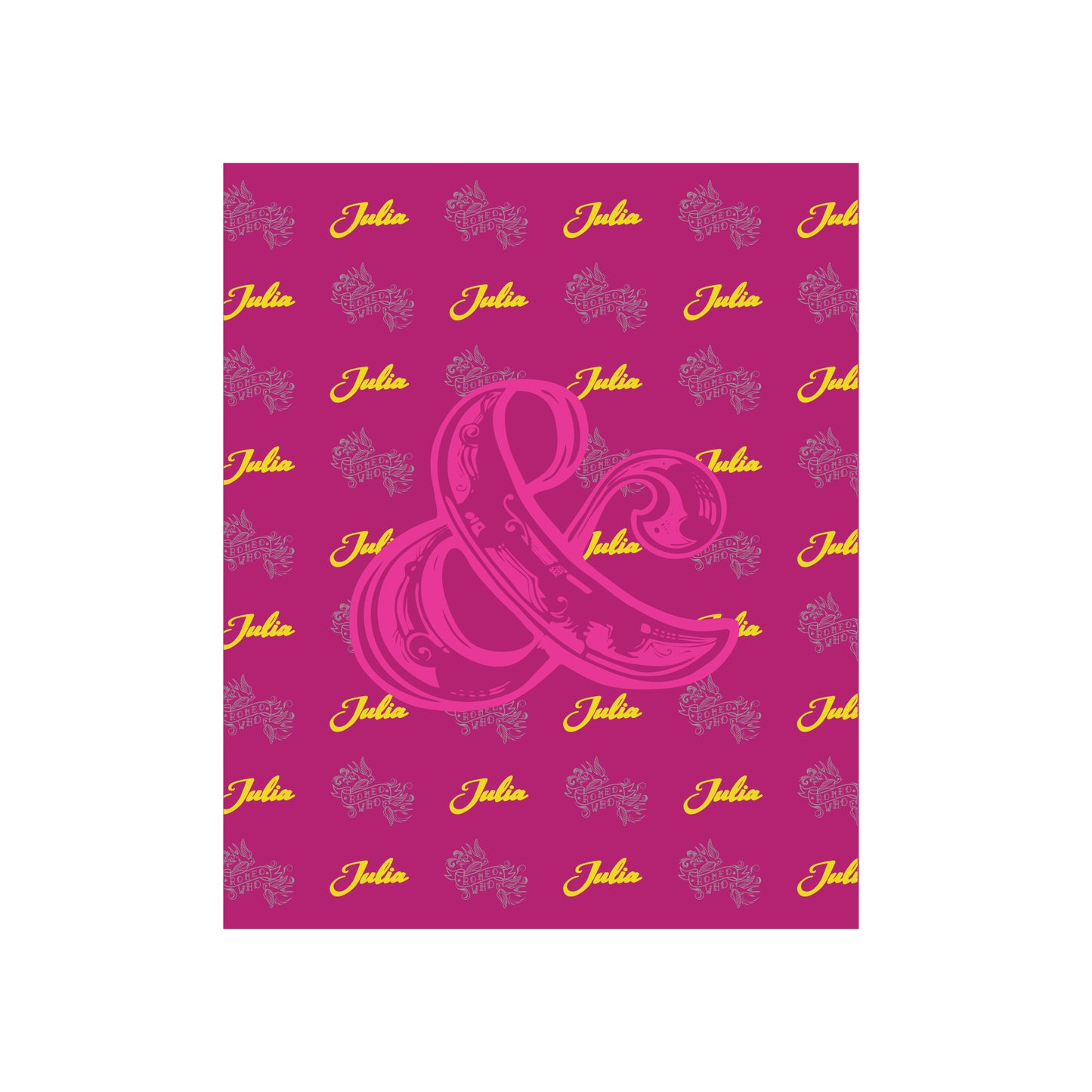 & JULIA Ampersand Logo Blanket