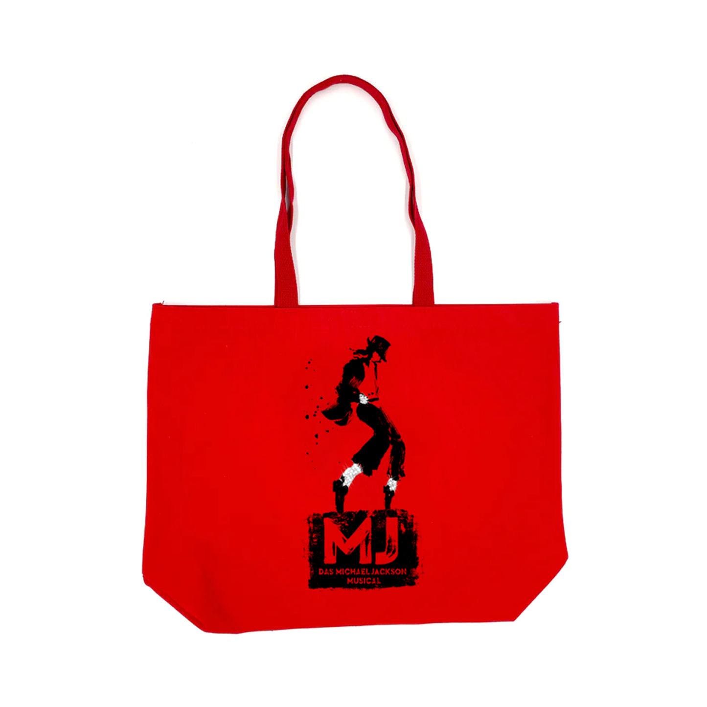 MJ EU Logo Red Tote Bag